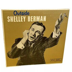 Outside Shelley Berman (Vinyl, 1959) Verve Records MG V-15007 Good+ LP Record